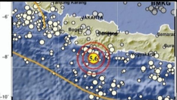 Gempa Magnitudo 5,6 Guncang Garut