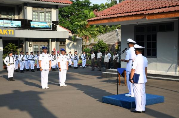 Kemudi Detasemen Polisi Militer Pangkalan TNI AL Banten Diserah Terimakan Kepada Kapten laut (PM)