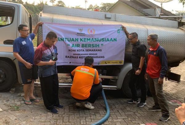 Baznas dan Koni Kota Semarang Salurkan Bantuan Air Bersih untuk Warga Ngaliyan dan Tembalang