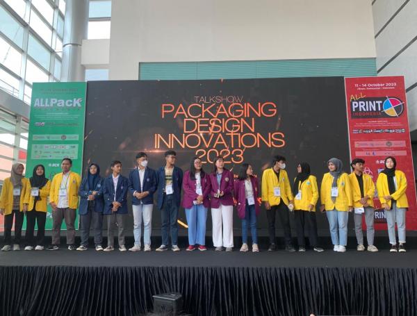 Mahasiswa PNJ Tampil pada Talkshow Packaging Design Innovation di All Pack Indonesia 2023