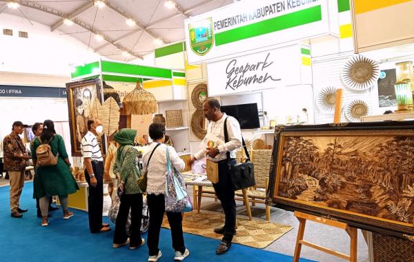 Potensi Geopark Kebumen Dipamerkan di Trade Expo Indonesia 2023 di Tangerang