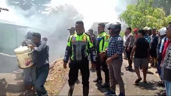 Polres TTS Tetapkan DB Sebagai Tersangka Pembakaran Rumah di Kampung Sabu