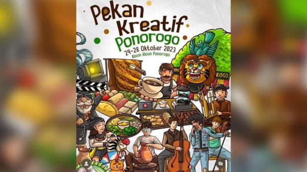 Simak! Berikut Jadwal Pekan Kreatif Ponorogo, Ada Musik hingga Gerabah