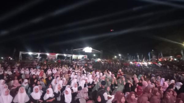 Ribuan Warga Cianjur selatan Hadir dan Ikut Doa Bersama di Pusat Titik Nol