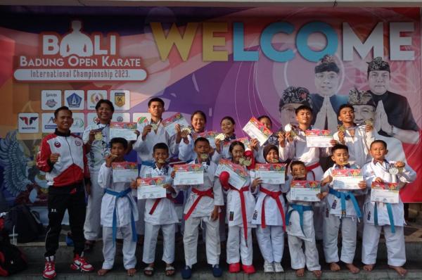 Inkado Way Kanan Raih 24 Medali di Kejuaraan Bali Badung Open Karate Internasional Championship 2023