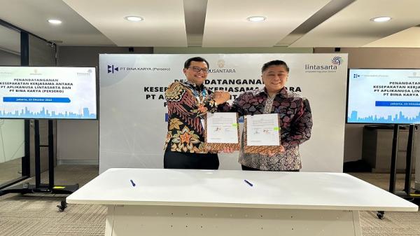 Bangun Sarana Teknologi Informasi dan Komunikasi di IKN, BUMN PT Bina Karya Gandeng Lintasarta 