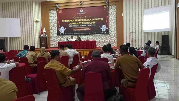 KPU Brebes Tentukan Gudang Bulog untuk Penyimpanan Logistik Pemilu 2024