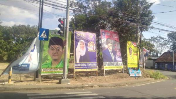 Alat Peraga Kampanye Caleg di Kota Banjar Tak Kunjung Ditertibkan, Bawaslu: Ada 1.457 APK