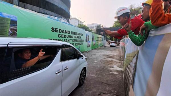 Prabowo Subianto dan Gibran Selesai Pemeriksaan Kesehatan di RSPAD Jakarta