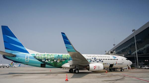 Perdana di Dunia! Garuda Indonesia Terbang Pakai Bioavtur Pertamina