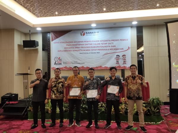 Kategori Video Simulasi PSAP, Panwaslu Umpu Semenguk raih Penghargaan Terbaik ke 2 se Lampung