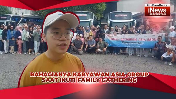 VIDEO: Bahagianya Karyawan Asia Group saat Ikuti Family Gathering di Pangandaran