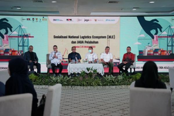 Cegah Korupsi, Pelindo Dukung KPK Sosialisasi NLE dan Platform JAGA Pelabuhan di Belawan