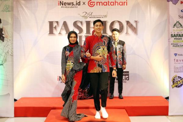 Batik Tulis Canteng Koneng Ikut Ramaikan Lomba Fashion Show Anniversary iNewsSurabaya.id ke-2