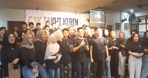 Di Bandung, Koalisi Anak Muda Indonesia Dukung Prabowo-Gibran