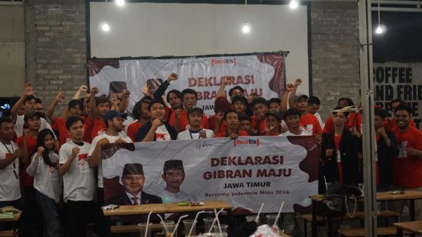 Millenial Jatim Siapkan Dukungan buat Prabowo-Gibran di Jatim