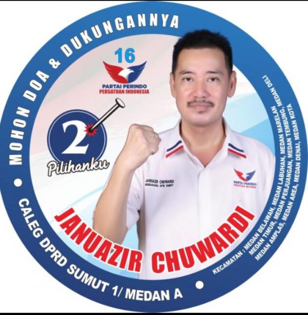 Profil Januazir Chuwardi Direktur Pabrik Sirup Merek Sarang Tawon Maju Caleg DPRD Sumut dari Perindo