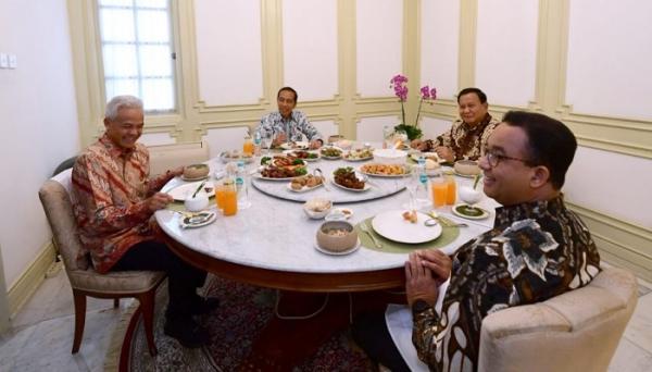 Pertemuan Makan Siang Jokowi dan Tiga Capres, Pengamat: Presiden Dukung Semua
