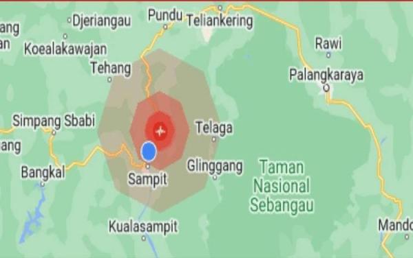BMKG: Gempa 4,5 Magnitudo Mengguncang Sampit Kalteng