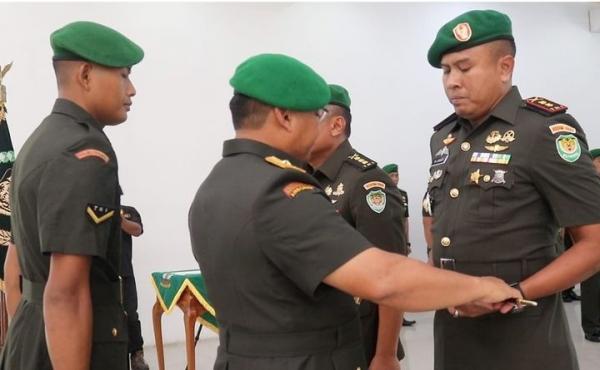 Letkol Inf Mulyo Junaidi Resmi Terima Tongkat Komando Dandim 0602/Serang