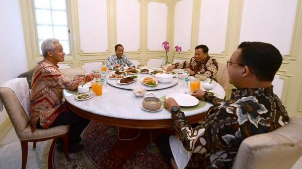 Makan Siang Bersama Tiga Capres, Jokowi Dapat Aspirasi Mengenai Netralitas
