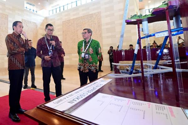 Dirut PLN Paparkan Pengembangan Energi Air di Hadapan Presiden Joko Widodo