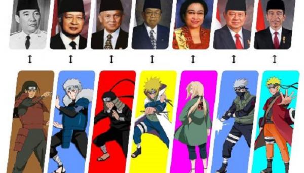 Ini Dia 7 Kesamaan Dunia Politik di Anime Naruto dengan Indonesia