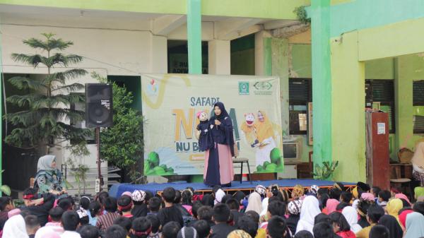 LAZISNU Surabaya dan Fatayat Kolaborasi Sadar Perundungan, 2.500 Anak Serius Dengar Kisah Bullying