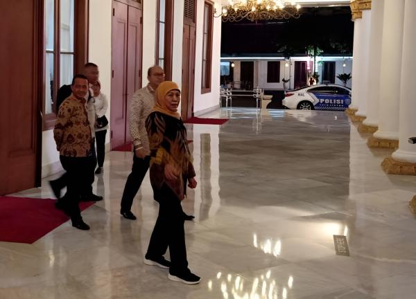 Khofifah Adakan Pertemuan dengan Ketua TKN Prabowo-Gibran di Gedung Negara Grahadi, Ada Apa?