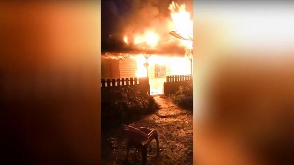 Kebakaran Hebat Landa 4 Rumah di Madina, Diduga Dipicu Korsleting Listrik