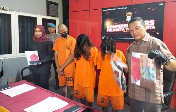 3 Pelaku Penjual Pelajar asal Medan Jadi PSK di Yogyakarta Berhasil Diringkus Polisi