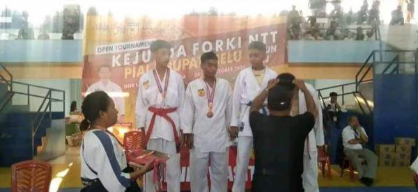 Inkai TTU Raih 12 Medali dalam Kejuaraan Karate Daerah Forki NTT - Timor Leste