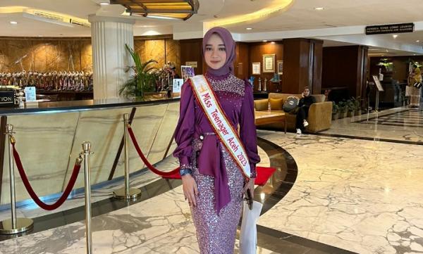 Potret Cantik Putri Laura Wakili Aceh Bersaing 39 Provinsi di Ajang Nasional Miss Teenager Indonesia