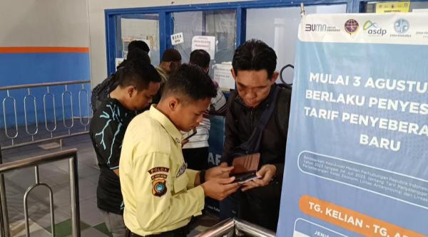 ASDP Terapkan Sistem Tiket Online di Pelabuhan Tanjung Kalian Mentok, Berlaku Mulai Hari Ini