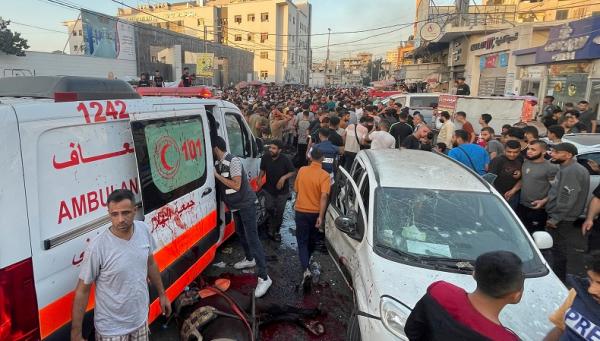 Semakin Brutal Militer Israel di Gaza Serang Ambulans Tewaskan 15 Orang