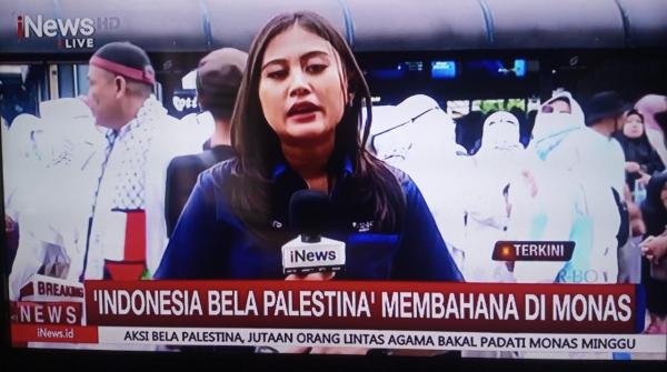 Aksi Damai Bela Palestina, Aliansi Rakyat Indonesia Padati Tugu Monas Jakarta