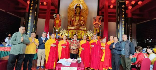 Rupang Avalokitesvara Bodhisattva di Taman Simalem Resort Diresmikan