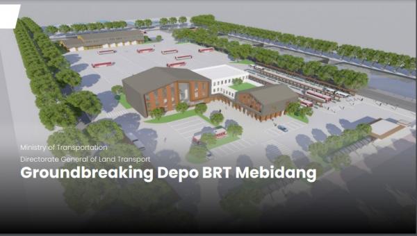 Bulan Depan, Groundbreaking Depo Pinang Baris/Amplas BRT Mebidang