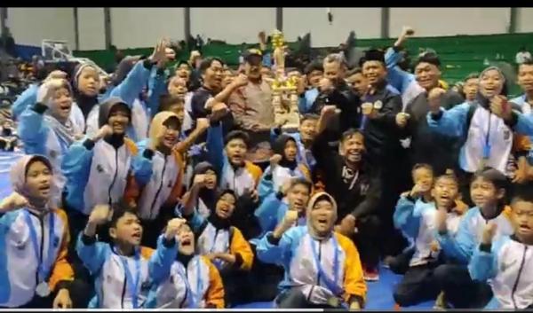 Sabet 18 Emas, Banjarnegara Juara Umum di Kejurprov PSHT Jateng