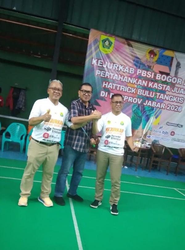 285 Pebulutangkis dari 35 Klub di Kabupaten Bogor Ikuti Kejurkab Badminton 2023