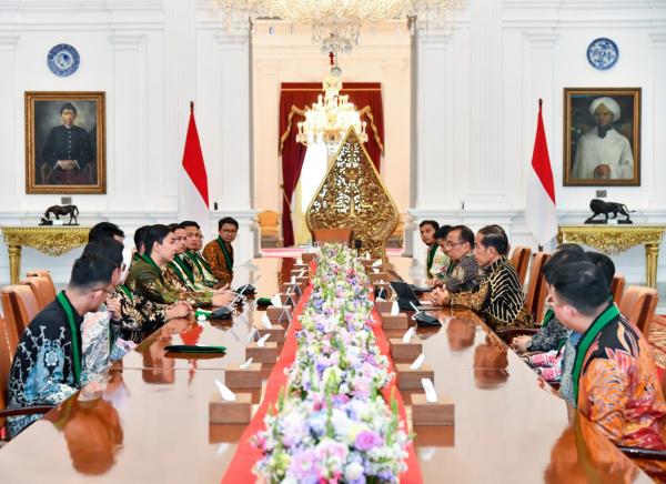 Diskusi Bareng PB HMI di Istana Merdeka, Presiden Jokowi Ajak Bahas Soal Dua Isu Ini