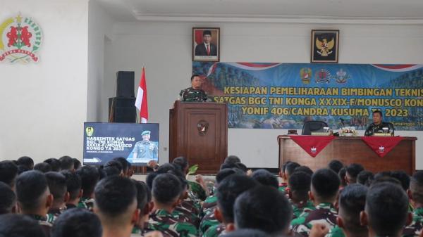 Bimbingan Teknis Satgas BGC TNI Konga XXXIII-F Yonif 406 CK Purbalingga Resmi Dibuka
