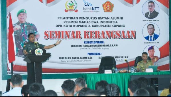 Danrem 161/Wira Sakti : Peganglah Terus Nilai Kebangsaan