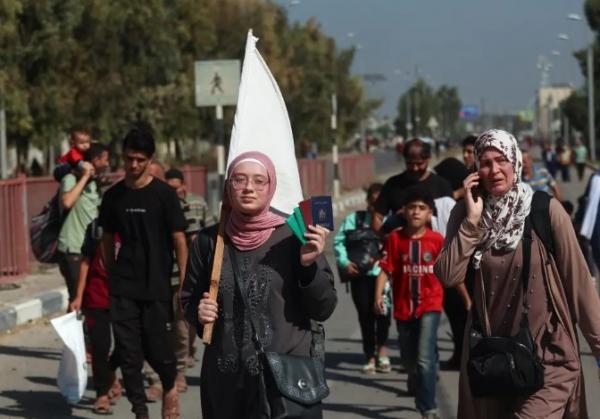 Apa Arti Bendera Putih Dikibarkan Warga Gaza?