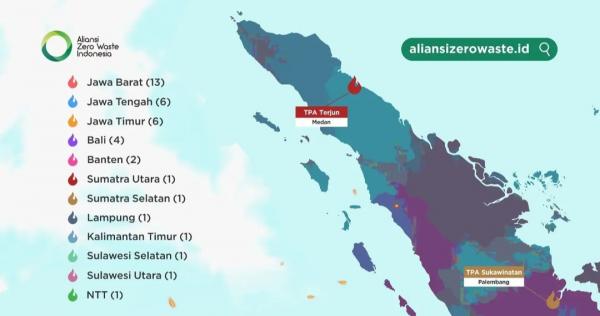 38 TPA Terbakar Sepanjang Juni-Oktober 2023, Ini Sebarannya di Berbagai Daerah di Indonesia