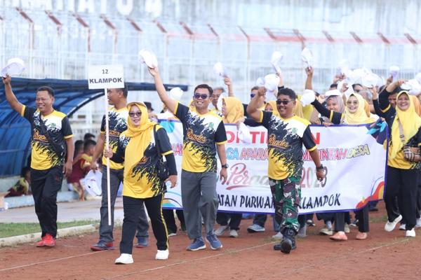 Tandingkan Empat Cabor, Pembukaan Porades Banjarnegara Berjalan Meriah