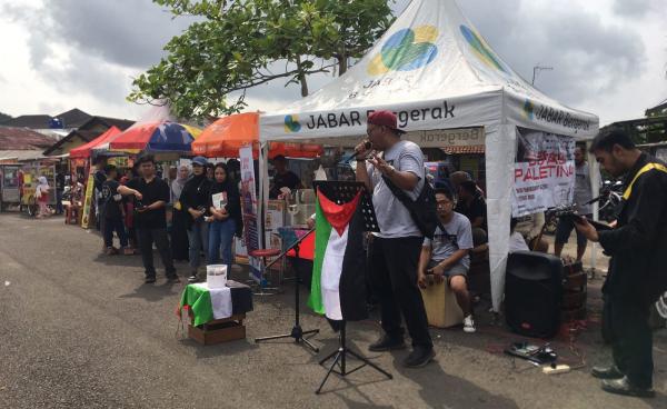 Warga Kota Banjar Lakukan Aksi Galang Dana Bantu Perjuangan Rakyat Palestina
