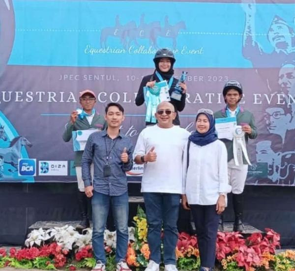 Atlet Kabupaten Bogor Jovanka Sabet Dua Gelar Juara pada Equestrian Collaborative Event