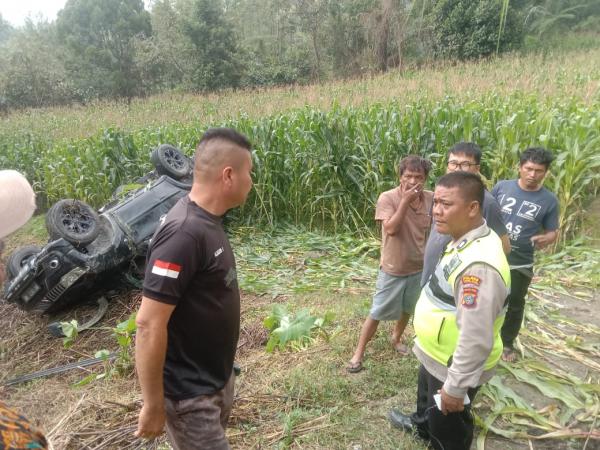 Mobil Jatuh ke Jurang Sedalam 15 Meter di Taput, Tak Ada Korban Jiwa
