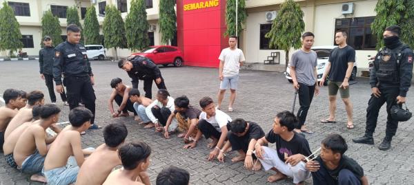 Diduga Hendak Tawuran, Puluhan Remaja Diamankan Polrestabes Semarang